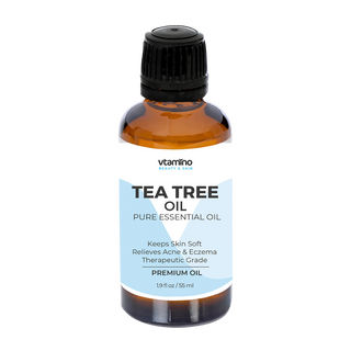 vtamino Tea Tree Oil (55ml)-Antibacterial & Antiseptic Treatment for Minor Skin Abrasions (55 Days Supply)