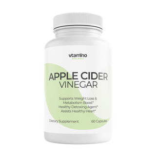 vtamino Apfelessig-Natürliche Unterstützung beim Abnehmen (Vorrat für 30 Tage)