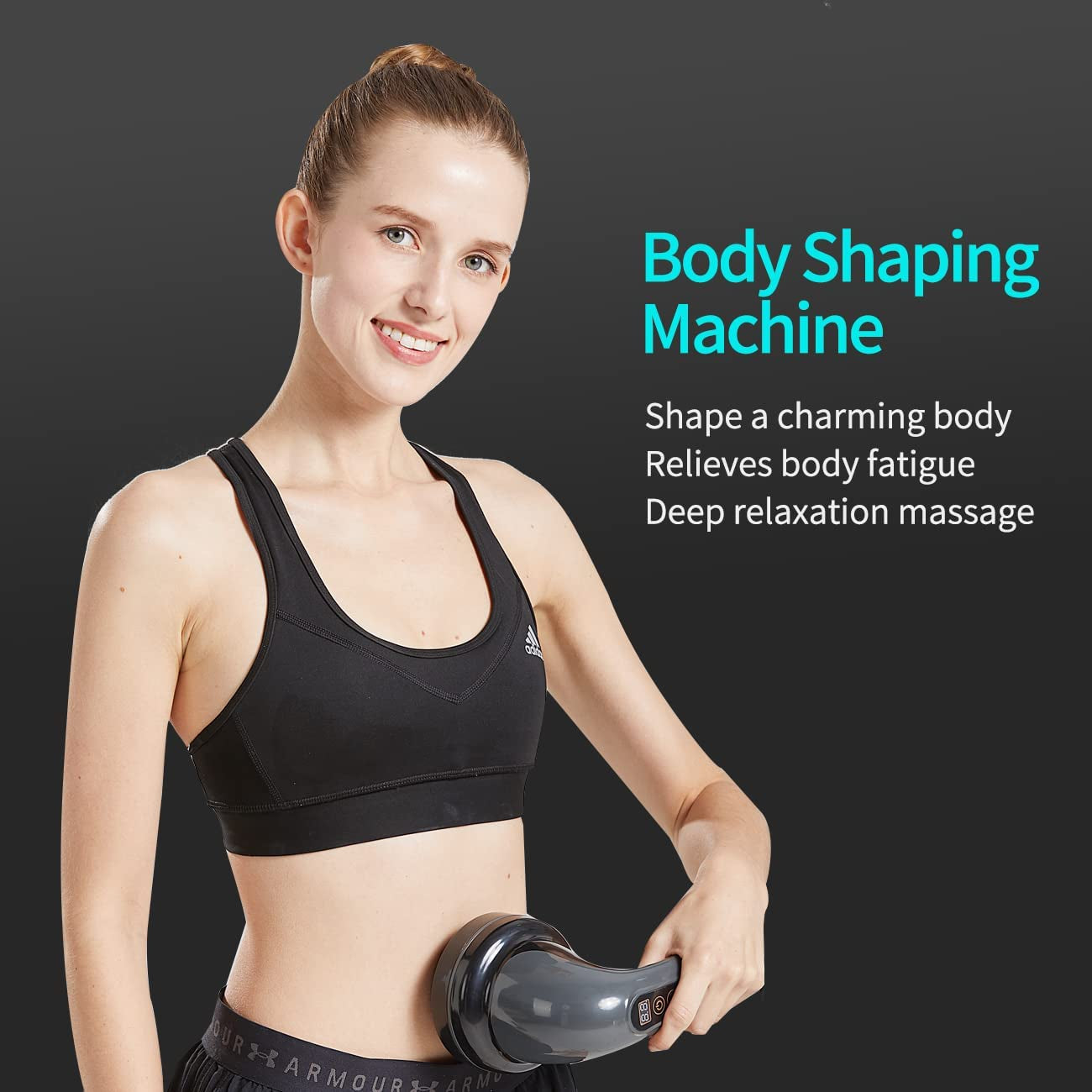 RIGHTMELL Handheld-Cellulite Massager, Multifunctional Massager, Male and Female Body Sculpting Machine, Used to Massage Muscles, Back, Body, Neck, Feet, Shoulders, Shaping Equipment