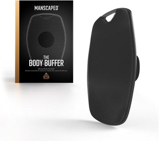 MANSCAPED® the Body Buffer Premium Silicone Scrubber for Nourishing, Cleaning & Exfoliating Your Skin - Lather Boosting Bristles with Ergonomic No-Slip Handle, Long-Lasting & Easy to Clean (1-Pack)