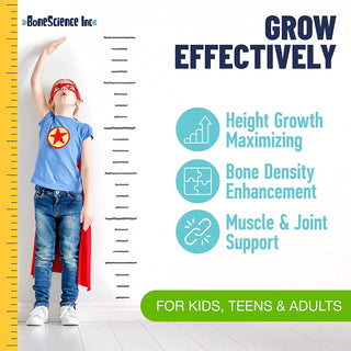 Height Growth Maximizer - Reach Natural Made in USA Pills Bone Grow Taller Supplement for Adults & Kids Increase Maximum Formula to Get