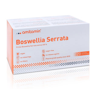 amitamin® Boswellia Serrata - Voll vegane Qualität (120 Tage Vorrat)