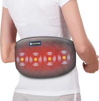 Comfier Heating Pad with Massager,Lower Back Heating Pad for Back Pain,Heated Waist Massage Belt for Abdominal, Lumbar,Christmas Gifts for Women,Men…