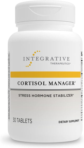 Integrative Therapeutics Cortisol Manager - with Ashwagandha, L-Theanine - Reduces Stress to Support Restful Sleep* - 30 Count