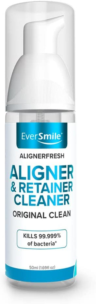 Eversmile Alignerfresh Original Clean - Alignerfresh Cleaning Foam for Invisalign, Clearcorrect, Essix, Hawley Trays/Aligners. Cleans, Kills Bacteria, Whitens Teeth & Fights Bad Breath
