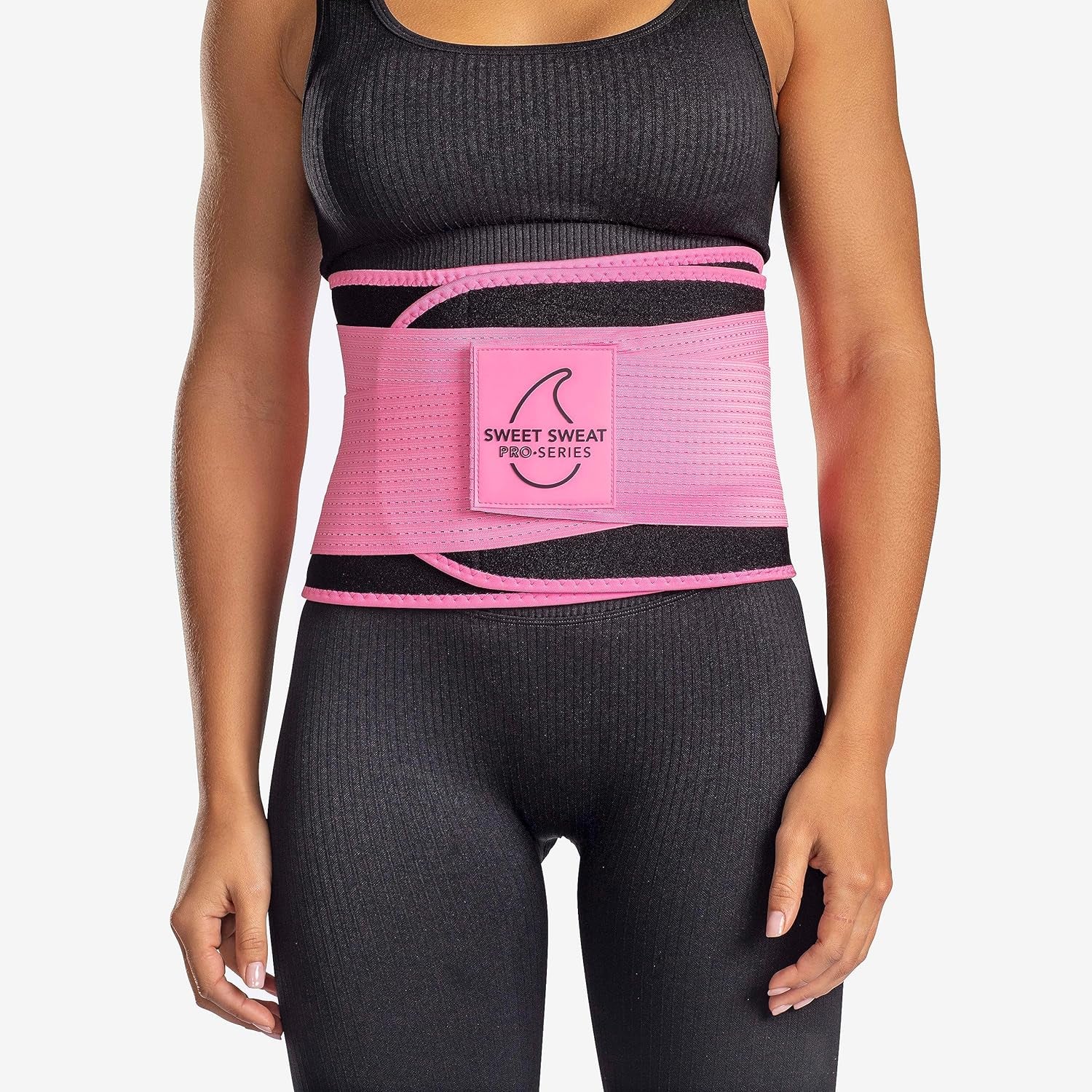 Sweet Sweat Waist Trimmer 'Pro Series' Belt - Premium Sweat Band Waist Trainer for Women and Men