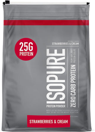 Isopure Protein Powder, Creamy Vanilla Whey Isolate with Vitamin C & Zinc for Immune Support, 25G Protein, Zero Carb & Keto Friendly, 44 Servings, 3 Pounds (Packaging May Vary)