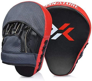 Xnature Essential Curved Boxing MMA Punching Mitts Boxing Pads W/Gift Box Hook & Jab Pads MMA Target Focus Punching Mitts Thai Strike Kick Shield for X'Mas Gift