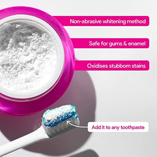Hismile Pap+ Teeth Whitening Powder - Tooth Powder for Sensitive Teeth, Advanced Stain Removal