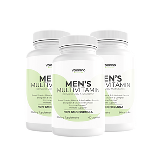 vtamino Men’s Multivitamin-Advanced Daily Multivitamin to Improve Overall Health & Well-being (30 Days Supply)