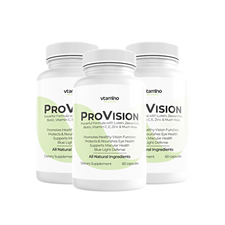 vtamino ProVision Leistungsstarke Augenunterstützungsformel zur Verbesserung der Leseklarheit, zur Unterstützung der Nachtsicht und der Farbwahrnehmung (Vorrat für 30 Tage) BALD ERHÄLTLICH