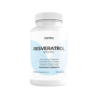 vitamino Resveratrol-verlangsamt die Zeichen der Hautalterung und Zellschäden (Vorrat für 60 Tage)