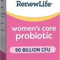 Renew Life Women'S Probiotic Capsules, Supports Ph Balance for Women, Vaginal, Urinary, Digestive and Immune Health, L. Rhamnosus GG, Dairy, Soy and Gluten-Free, 90 Billion CFU - 30 Ct