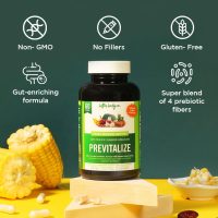 Previtalize | Prebiotics for Women, Prebiotic Fiber for Gut Health | Supports Smoother Menopause | Complement to Probiotics and Provitalize - 60 Caps