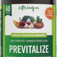 Previtalize | Prebiotics for Women, Prebiotic Fiber for Gut Health | Supports Smoother Menopause | Complement to Probiotics and Provitalize - 60 Caps