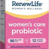 Renew Life Women'S Probiotic Capsules, Supports Ph Balance for Women, Vaginal, Urinary, Digestive and Immune Health, L. Rhamnosus GG, Dairy, Soy and Gluten-Free, 90 Billion CFU - 30 Ct