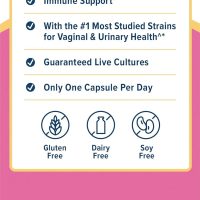 Renew Life Women'S Probiotic Capsules, Supports Ph Balance for Women, Vaginal, Urinary, Digestive and Immune Health, L. Rhamnosus GG, Dairy, Soy and Gluten-Free, 90 Billion CFU - 30 Ct